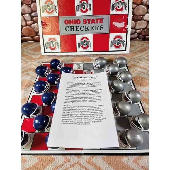 Vintage Ohio State College Checkers Classic Rival Edition USA Made! #A93 - Picture 8 of 9